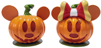 DISNEY MICKEY OR MINNIE PUMPKIN CHARACTER CASE W/ CANDY