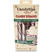 GILLIAM CANDY STRAWS 8 CT - PEPPERMINT, CHOCOMINT, SMORE